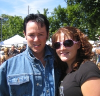 Bruce Stewart and ELVIS Fan Christy